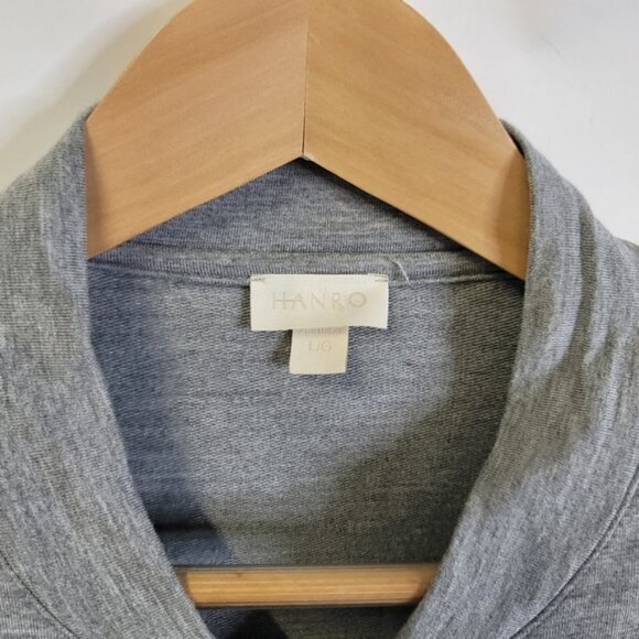 HANRO Balance Gray Front Zip Jacket - Picture 4 of 6